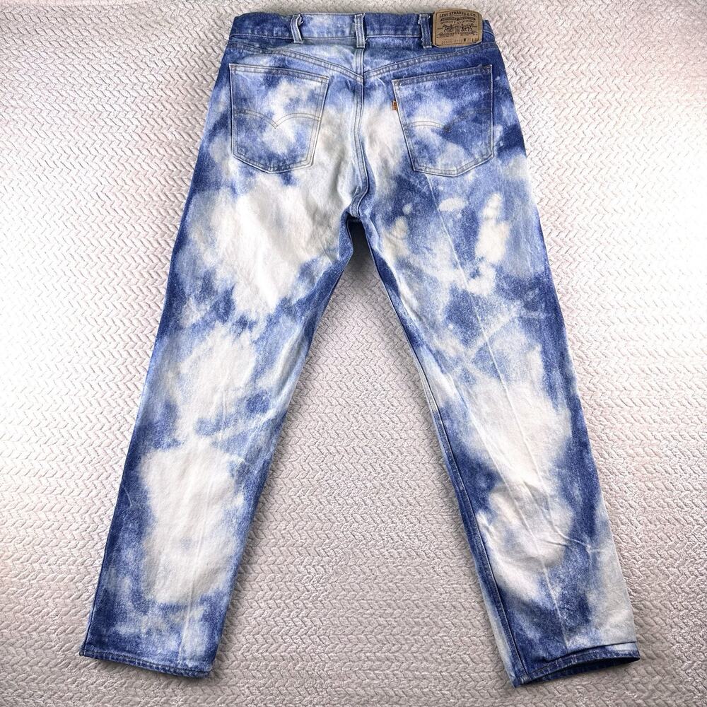 Vintage Levis 505 Orange Tab 20505-0217 Acid wash Jeans Made in USA ‘85‎ - Picture 2 of 16